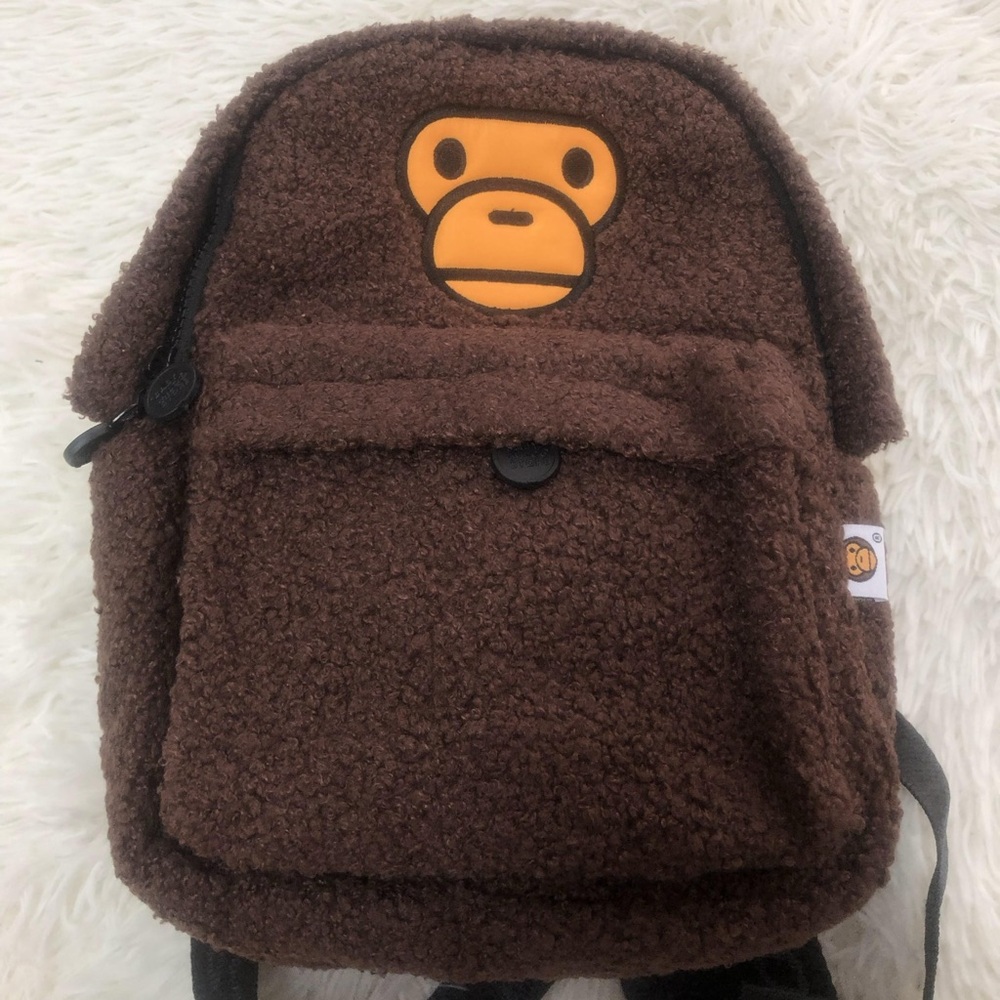 Bape BABY MILO MINI FUR BACKPACK